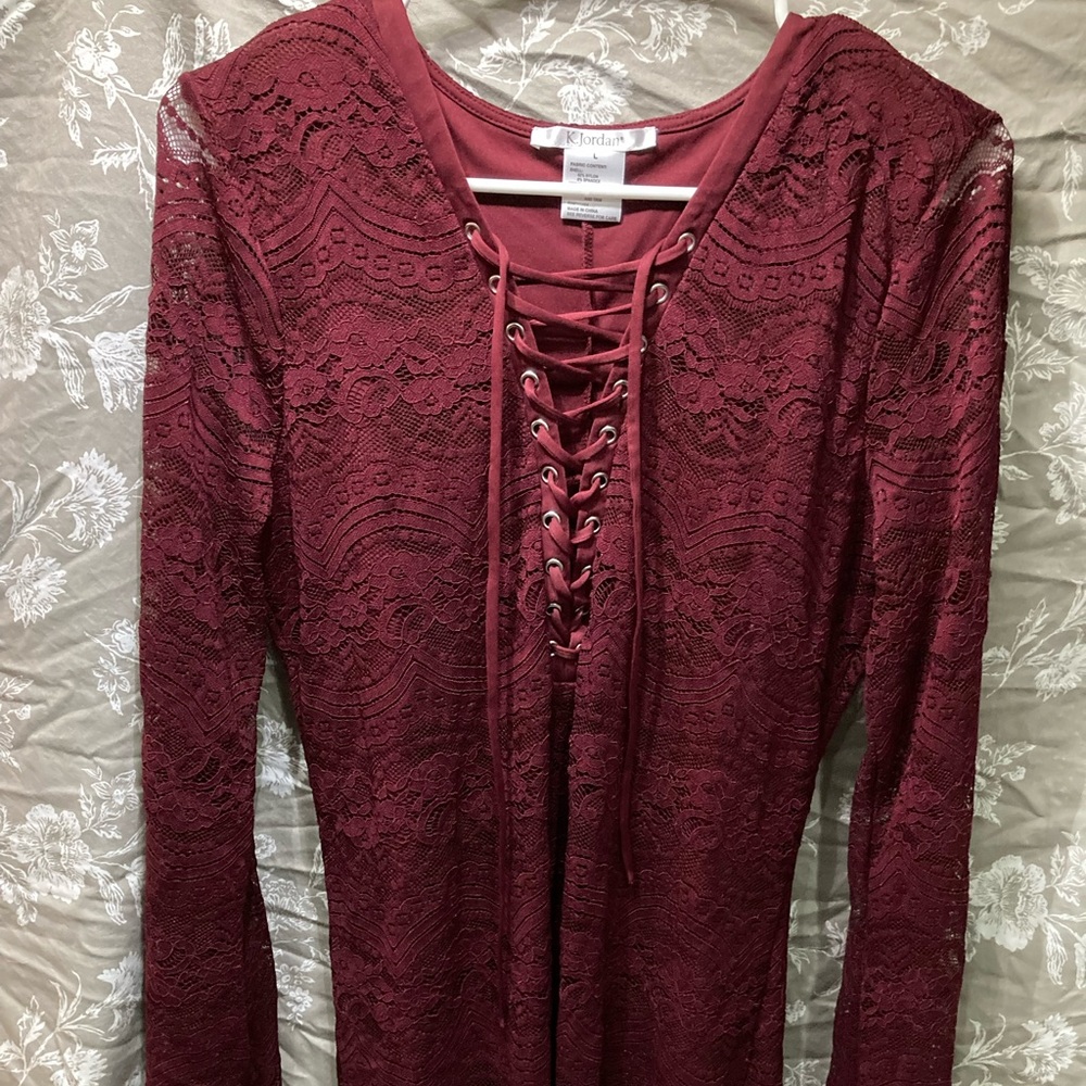 K. Jordan Red dress L